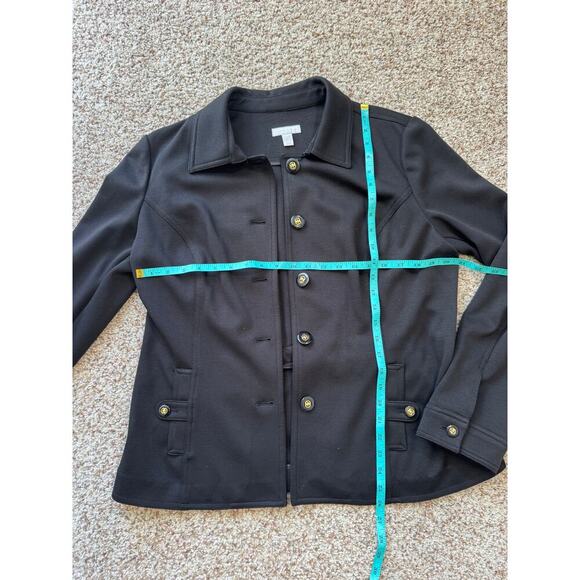 Vintage Y2K Charter Club Jacket, size XL, Gold Buttons; Cinched back - Picture 4 of 9